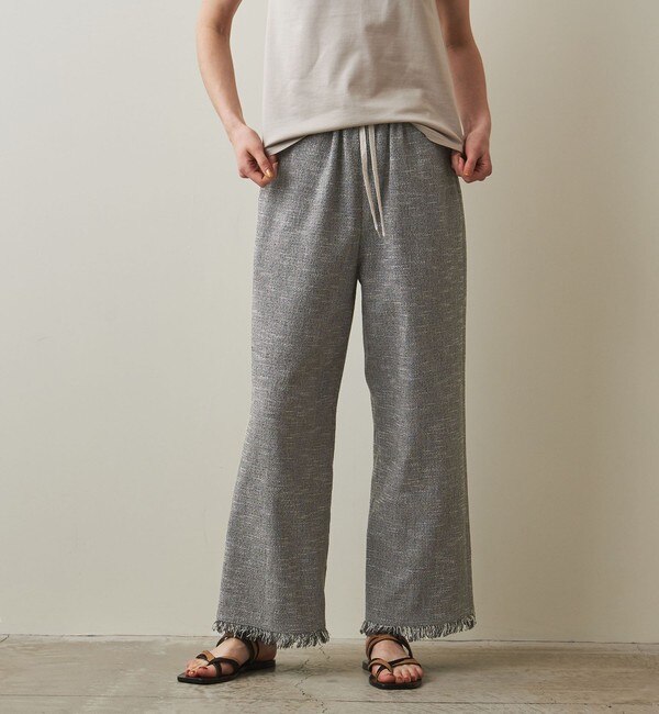 Steven Alan＞COTTON MIX TWEED FRINGE PANTS/パンツ|BEAUTY&YOUTH