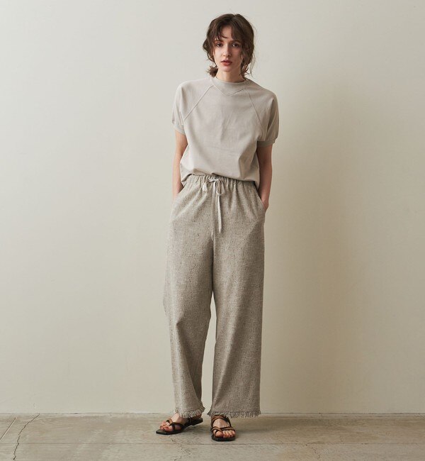 Steven Alan＞COTTON MIX TWEED FRINGE PANTS/パンツ|BEAUTY&YOUTH