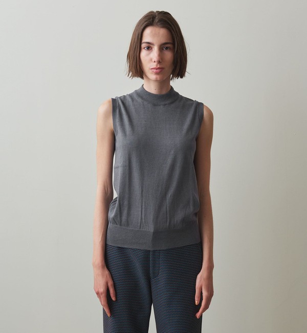 ＜Steven Alan＞COTTON SILK HI NECK KNIT/ニット