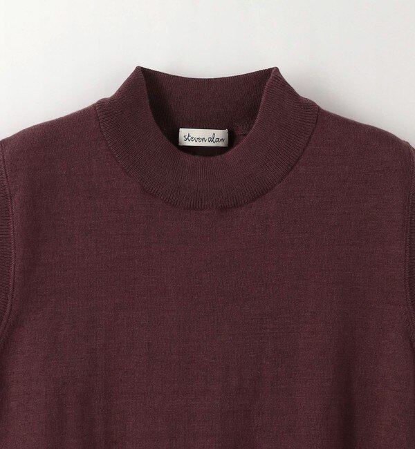 Steven Alan＞COTTON SILK HI NECK KNIT/ニット|BEAUTY&YOUTH UNITED