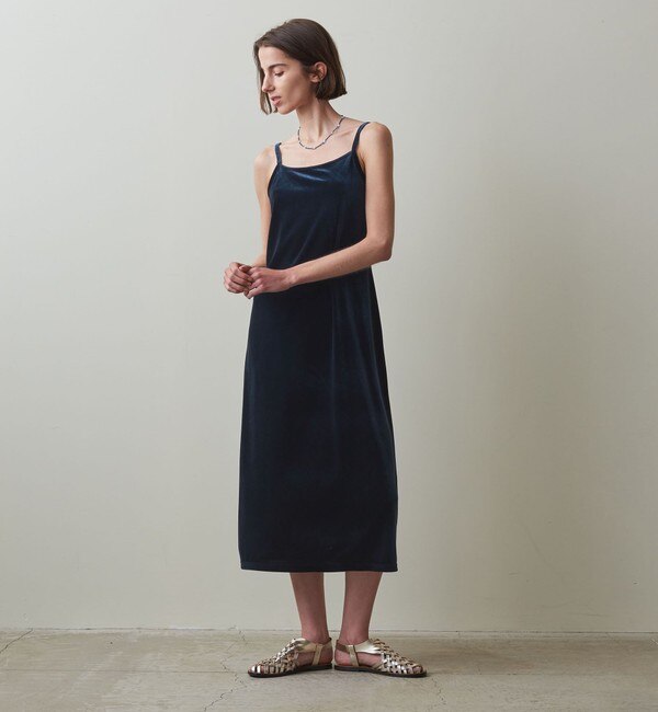 ＜Steven Alan＞VELOUR CAMISOLE DRESS/ワンピース