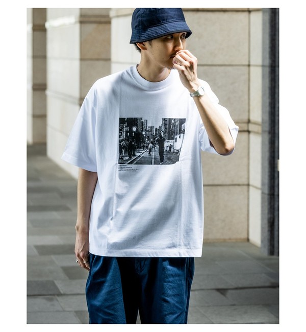 【WEB限定】 ＜info. BEAUTY&YOUTH＞ モリシタ フォト Tシャツ