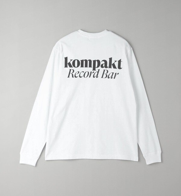 【別注/WEB限定】＜Kompakt Record bar＞ロゴ ロングスリーブ Tシャツ