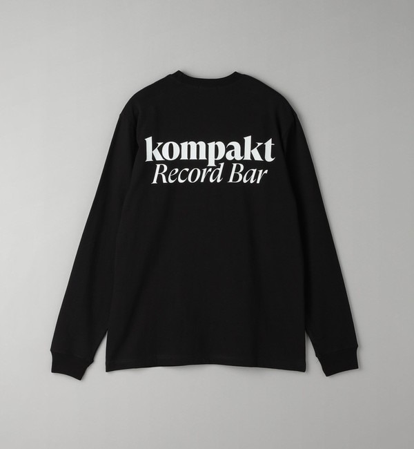 別注/WEB限定】＜Kompakt Record bar＞ロゴ ロングスリーブ Tシャツ