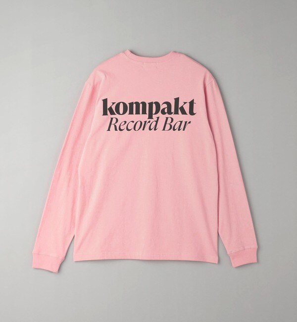 別注/WEB限定】＜Kompakt Record bar＞ロゴ ロングスリーブ Tシャツ