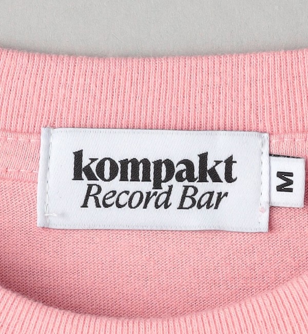 別注/WEB限定】＜Kompakt Record bar＞ロゴ ロングスリーブ Tシャツ