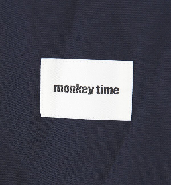 monkey time＞ ハイ ツイスト ツープリーツ ワイド パンツ