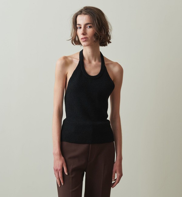 Steven Alan＞SILK COTTON HALTER NECK PULLOVER/ニット|BEAUTY&YOUTH