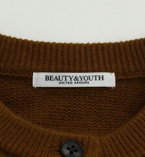 ウール ショートクルーネックニットカーディガン|BEAUTY&YOUTH UNITED