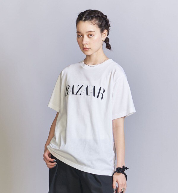 別注】＜Harper's BAZAAR＞グラフィックプリント Tシャツ|BEAUTY&YOUTH