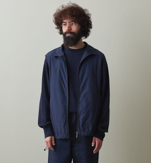 Steven Alan＞ COTTON NYLON ZIP STAND VEST/ベスト