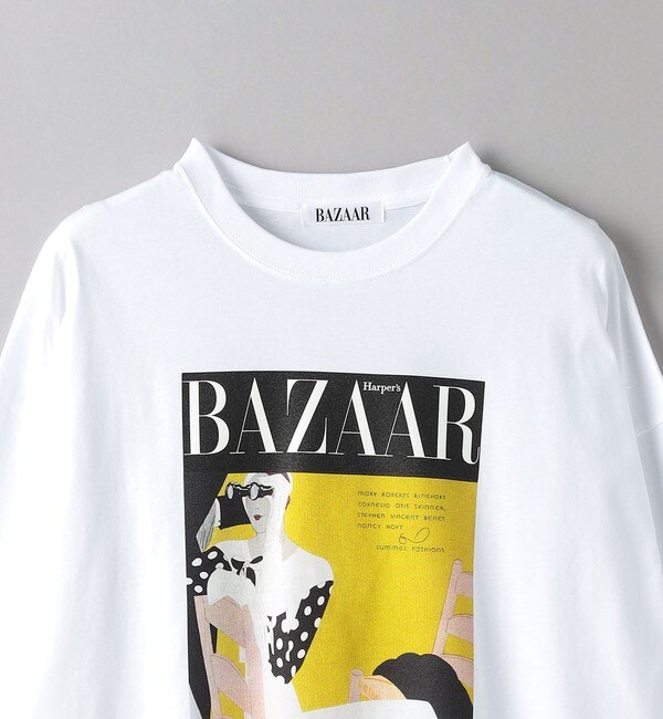 【別注】＜Harper's BAZAAR＞グラフィックプリント ロングスリーブTシャツ