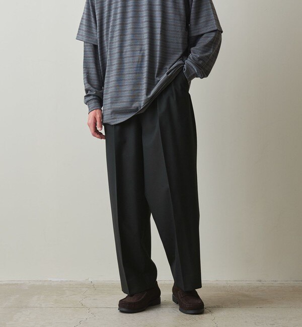 Steven Alan＞ FITECOM IN2PLEATED DRESS TROUSERS/パンツ