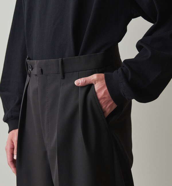 Steven Alan＞ FITECOM IN2PLEATED DRESS TROUSERS/パンツ