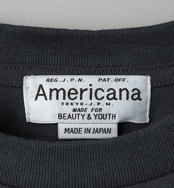 別注】＜AMERICANA＞オーバーサイズ プリントロングスリーブ Tシャツ