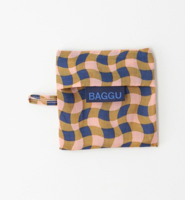 BAGGU＞ウェービーギンガム ポケッタブルバッグ/BABY|BEAUTY&YOUTH