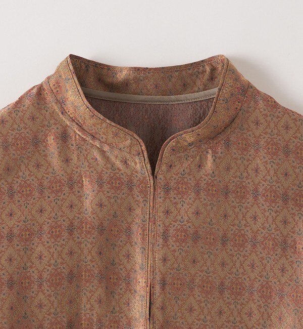 Steven Alan＞CUPRA JACQUARD STAND COLLAR SHIRT/シャツ|BEAUTY&YOUTH