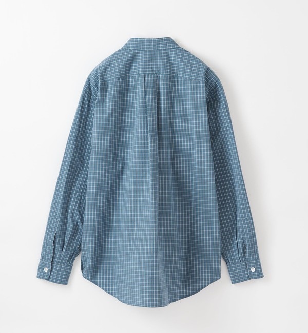 Steven Alan＞ 50/- TYPEWRITER CHECK REVERSE SEAM SHIRT -BOLD