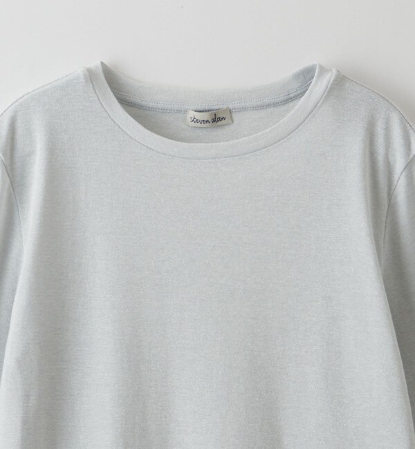 Steven Alan＞LAME JERSEY LONG SLEEVE PULLOVER/カットソー