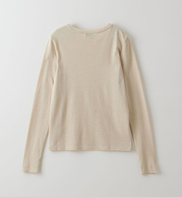 Steven Alan＞LAME JERSEY LONG SLEEVE PULLOVER/カットソー