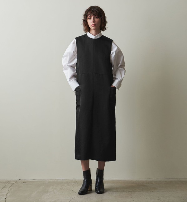 Steven Alan＞TWILL NO SLEEVE DRESS/ワンピース-