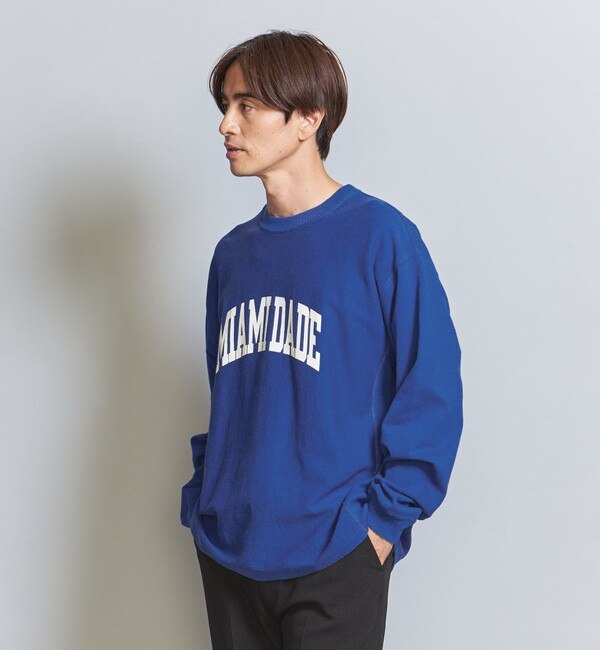 別注】 ＜Champion＞ リバースウィーブ ロングスリーブ Tシャツ