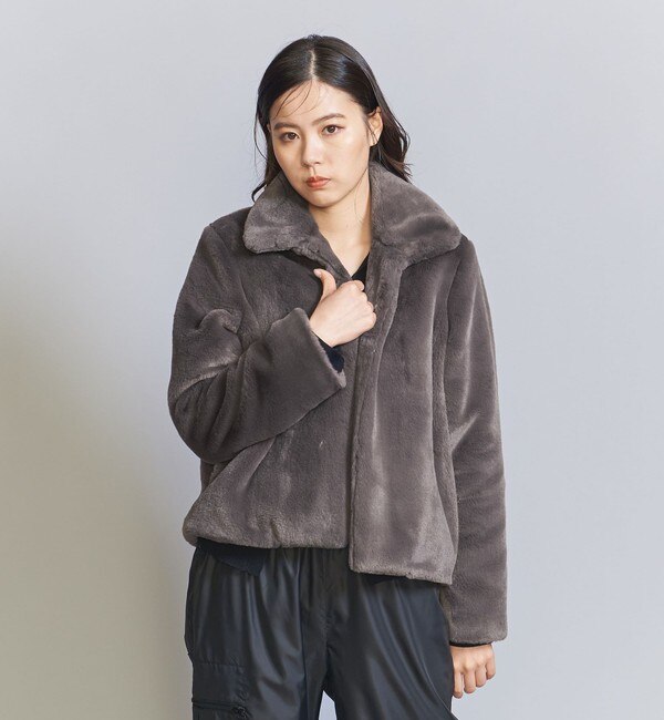 WEB限定】フェイクファー ショートコート|BEAUTY&YOUTH UNITED ARROWS