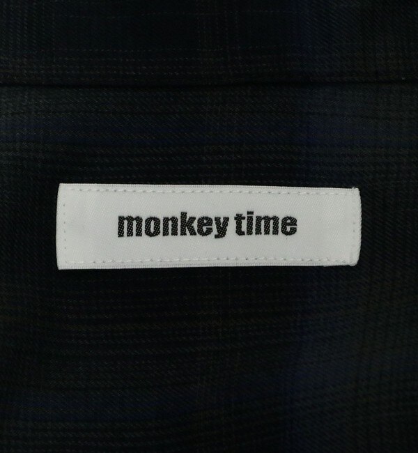 monkey time＞ ブラッシュド オンブレ チェック シャツ|BEAUTY&YOUTH