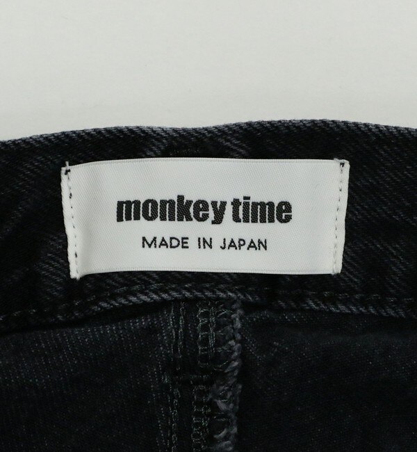 monkey time＞ ワンプリーツ ワイド デニム パンツ|BEAUTY&YOUTH