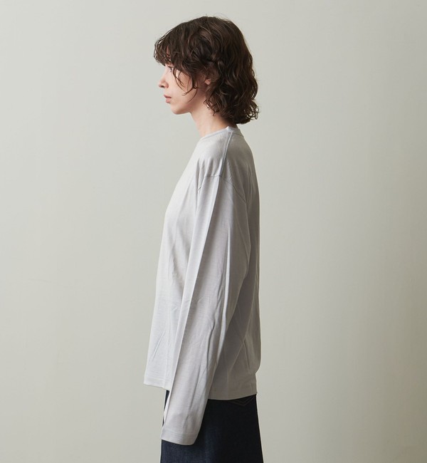 ＜Steven Alan＞WOOL JERSEY LONG SLEEVE TEE SHIRT/Tシャツ