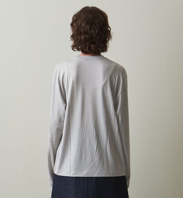 ＜Steven Alan＞WOOL JERSEY LONG SLEEVE TEE SHIRT/Tシャツ