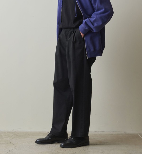 ＜Steven Alan＞ STRC DRILL 2PLEATED PANTS-BOLD/パンツ