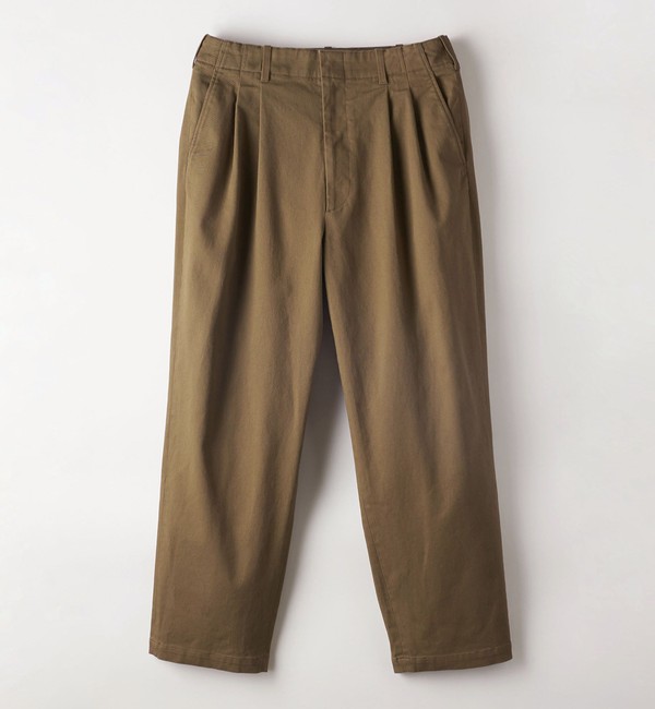 Steven Alan＞ STRC DRILL 2PLEATED PANTS-BOLD/パンツ|BEAUTY&YOUTH