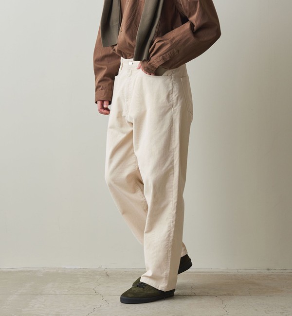 Steven Alan＞ ORGANIC TC CORDUROY 5P BAGGY TAPERED PANTS/パンツ