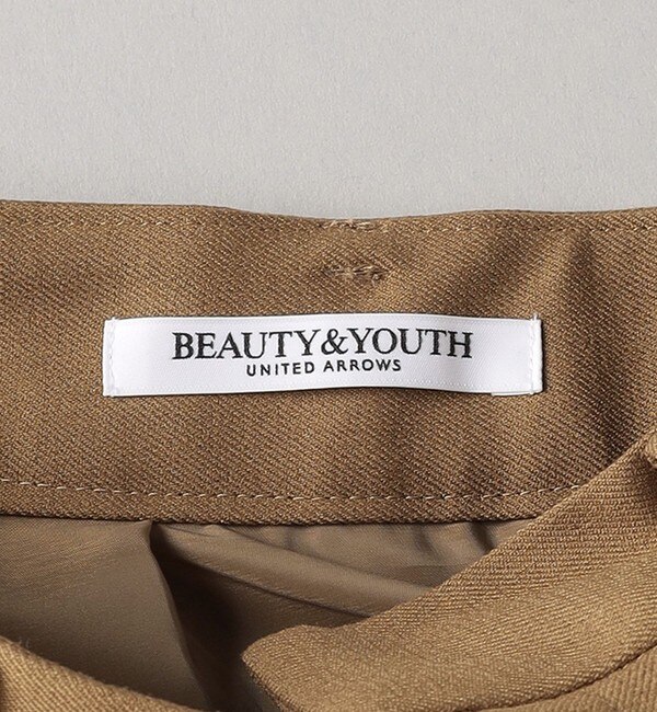 ウールライク タック ストレートパンツ|BEAUTY&YOUTH UNITED ARROWS