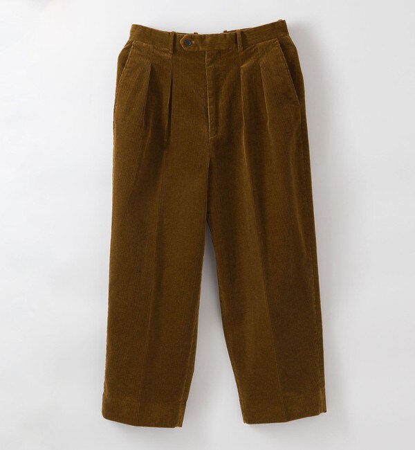 Steven Alan＞ BIO CORDUROY IN2PLEATED DRESS TROUSERS/パンツ