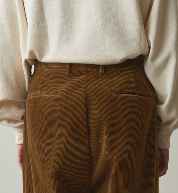 Steven Alan＞ BIO CORDUROY IN2PLEATED DRESS TROUSERS/パンツ