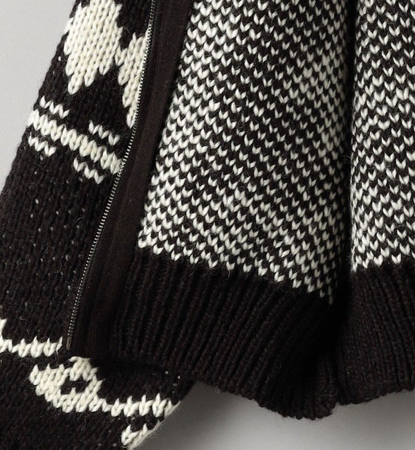 OPEN Yy＞ジャカード ジップ カーディガン|BEAUTY&YOUTH UNITED ARROWS 