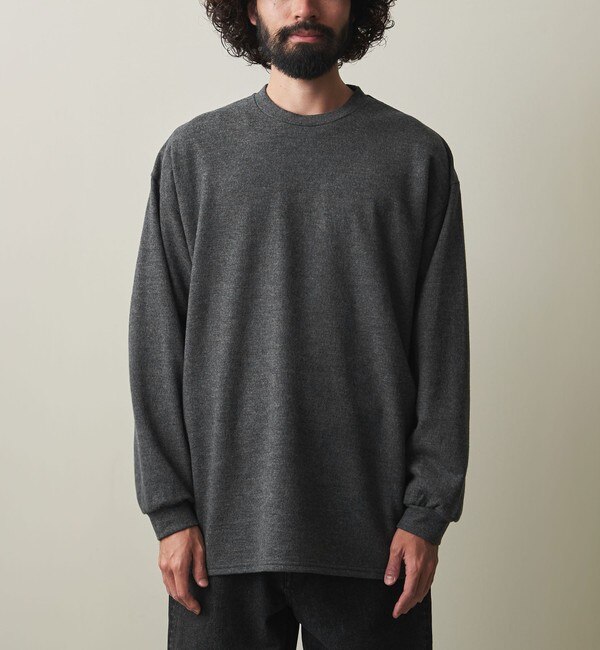 ＜Steven Alan＞ MILLED MERINO WOOL LONG SLEEVE CUT SEW/カットソー