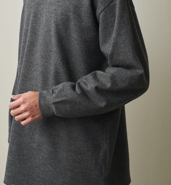 ＜Steven Alan＞ MILLED MERINO WOOL LONG SLEEVE CUT SEW/カットソー