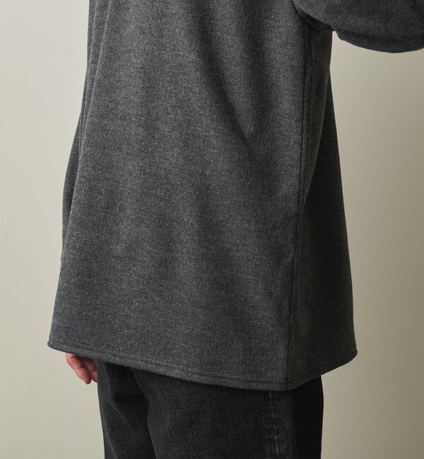 Steven Alan＞ MILLED MERINO WOOL LONG SLEEVE CUT SEW/カットソー