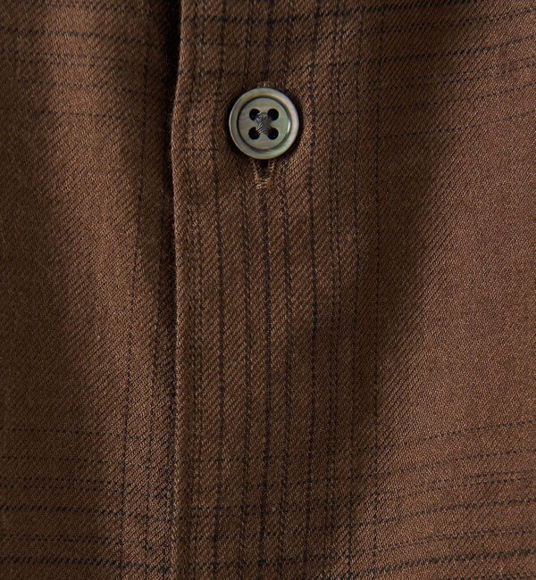 Steven Alan＞ CTN/TEN CHECK REGULAR COLLAR SHIRT -LOOSE/シャツ