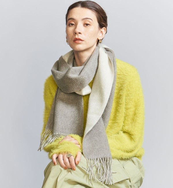 Eds Cashmere カシミヤ リバーシブル マフラー