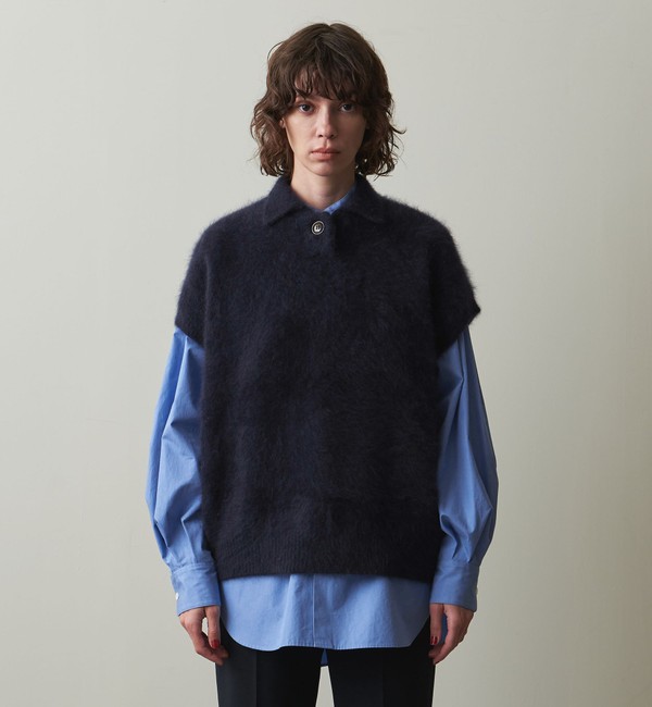 Steven Alan＞AUSTRALIAN WOOL MIX 1BUTTON KNIT/ニット|BEAUTY&YOUTH