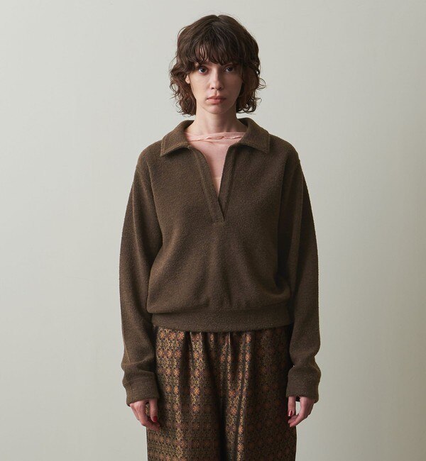 ＜Steven Alan＞BOUCLE SKIPPER NECK PULLOVER/カットソー