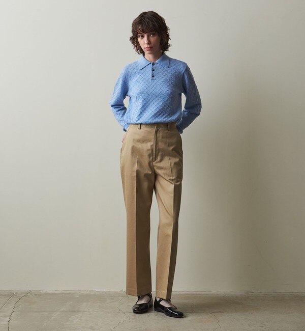 Steven Alan＞WOOL EYELET LONG SLEEVE KNIT/ニット|BEAUTY&YOUTH