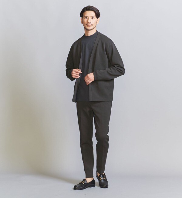 【WEB限定 WARDROBE SMART】ダブルニット カーディガン/セットアップ対応