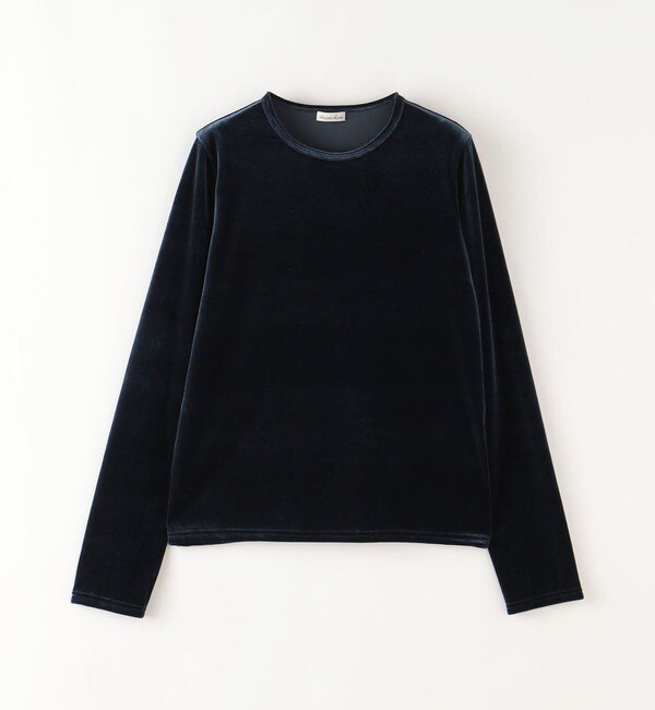 ＜Steven Alan＞VELOUR LONG SLEEVE PULLOVER/カットソー