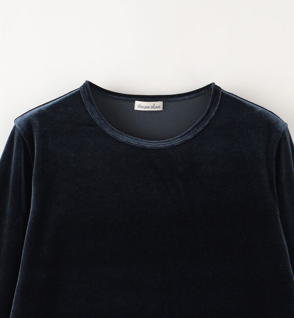 Steven Alan＞VELOUR LONG SLEEVE PULLOVER/カットソー|BEAUTY&YOUTH