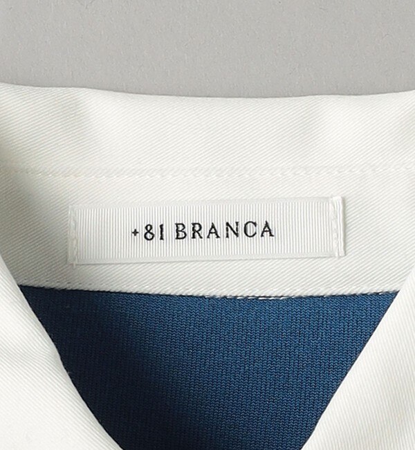 【別注】＜＋81BRANCA＞ベロアシャツ